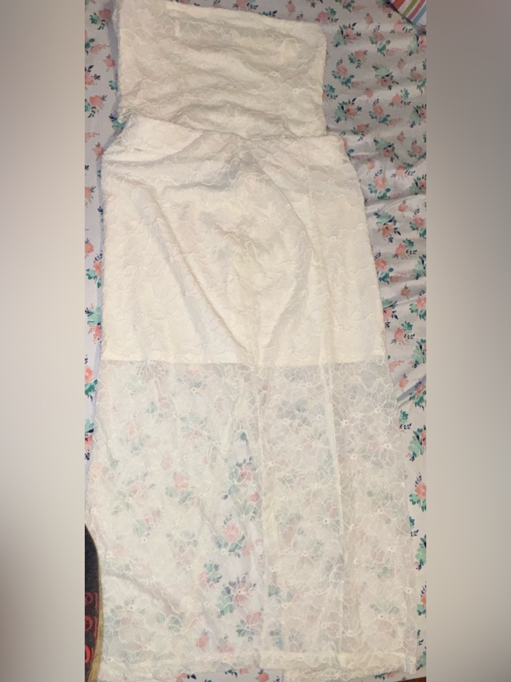 White Lace Maxi Skirt with matching top. SET!!